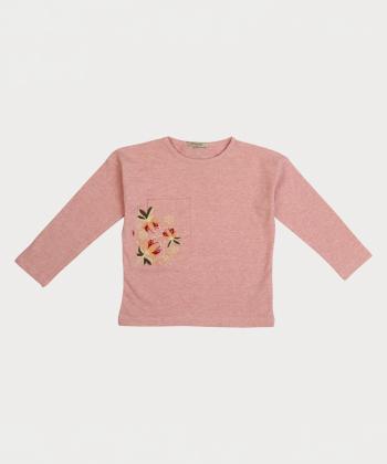 تیشرت آستین بلند دخترانه پیانو مدل 1824