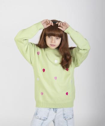 پلیور دخترانه پيانو مدل 7079