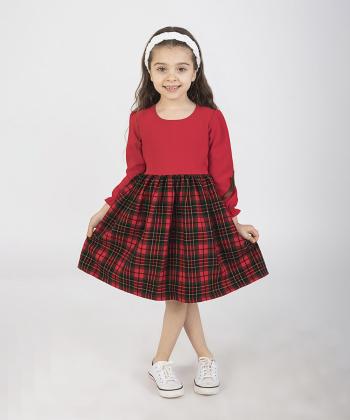 پيراهن دخترانه پيانو كد 7084