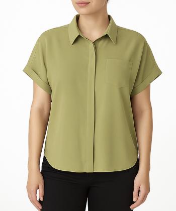 شومیز آستین کوتاه زنانه تولیکا مدل 33070