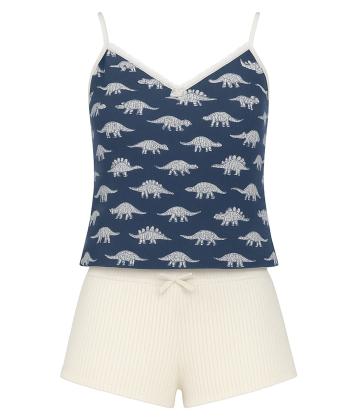 تاپ و شلوارک زنانه ساترسين كد 8018