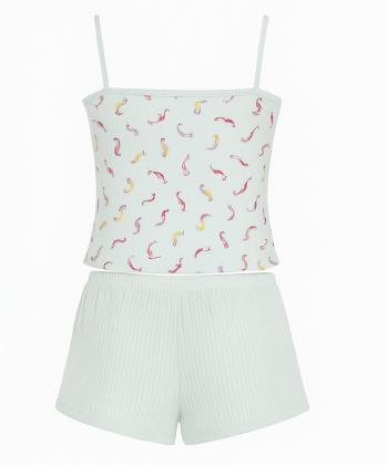 تاپ و شلوارك زنانه ساترسين كد 8016