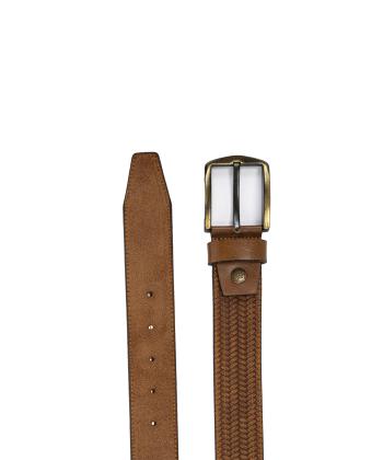 كمربند مردانه چرم طبيعي نوين چرم مدل 0975