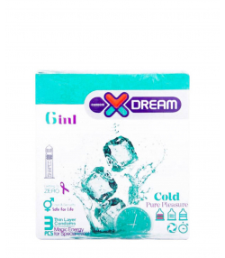 کاندوم خنک کننده ایکس دریم XDream مدل Cold بسته 3 عددی