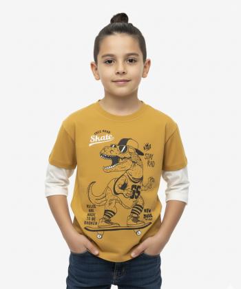 تیشرت آستین بلند پسرانه کوتون کد 6WKB10068TK