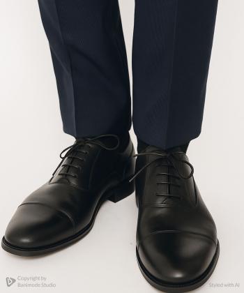 كفش كلاسيك مردانه چرم طبيعي لرد مدل 2010