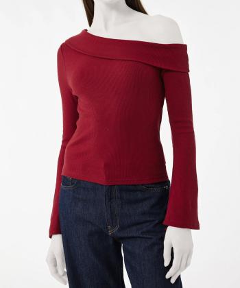 تیشرت آستین بلند زنانه کوتون کد 6WAK50039EK