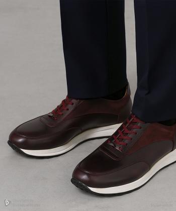 كفش مردانه چرم طبيعي لرد مدل 3682