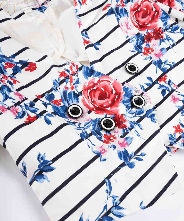 کت گل دار برند پی لس Brand Payless مدل Paso Cropped