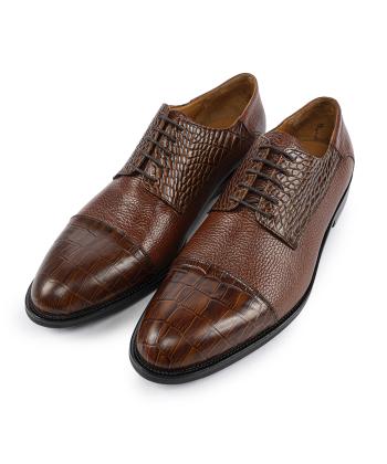 كفش رسمي مردانه چرم طبيعي لرد مدل 2082