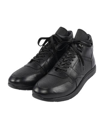 نيم بوت مردانه چرم طبيعي لرد مدل 3062