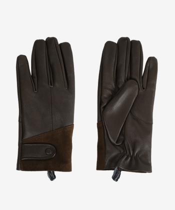 دستكش مردانه چرم طبيعي چرم مشهد مدل R0545