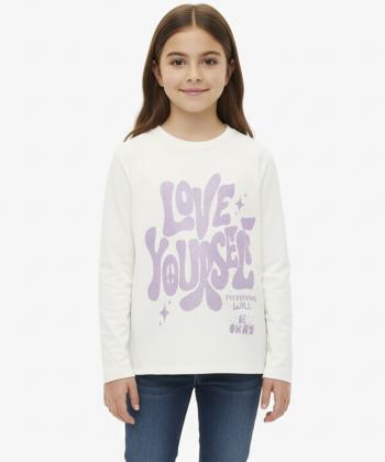 تیشرت آستین بلند دخترانه کوتون کد 6WKG10031AK