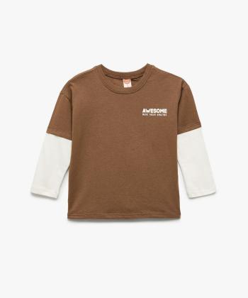 تیشرت آستین بلند نوزاد پسرانه کوتون کد 6WMB10014TK