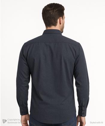 پيراهن آستين بلند مردانه برند پي لس كد AM4479