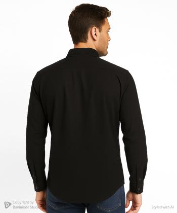 پيراهن آستين بلند مردانه برند پي لس كد AM4480