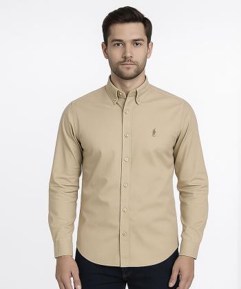 پيراهن آستين بلند مردانه برند پي لس كد AM4489