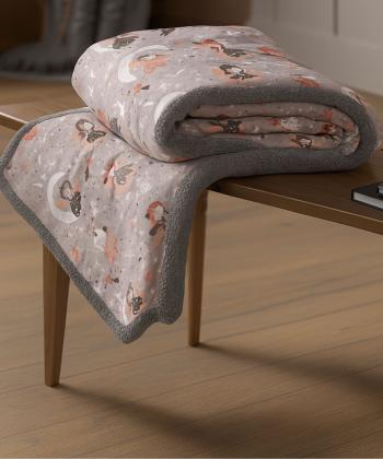 نیم ست پتو یک نفره و روبالشی بچگانه دو تکه دستر کد 2125159999090