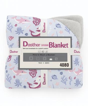 نیم ست پتو یک نفره و روبالشی بچگانه دو تکه دستر کد 2125159999090