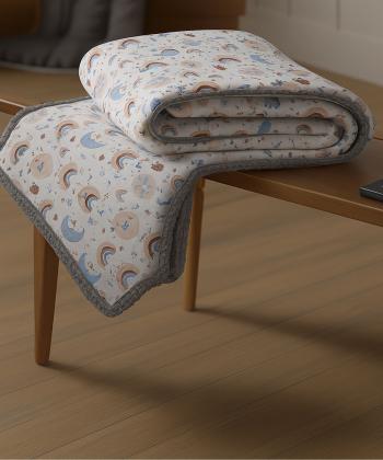 نیم ست پتو یک نفره و روبالشی بچگانه دو تکه دستر کد 2125159999090