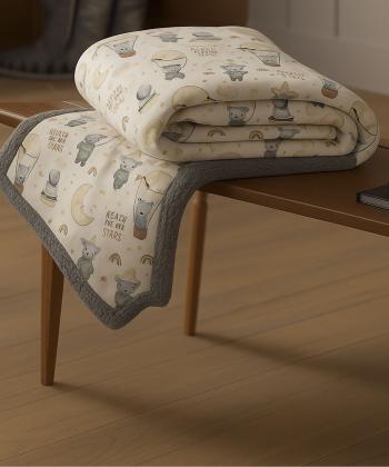 نیم ست پتو یک نفره و روبالشی بچگانه دو تکه دستر کد 2125159999090