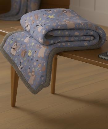 نیم ست پتو یک نفره و روبالشی بچگانه دو تکه دستر کد 2125159999090