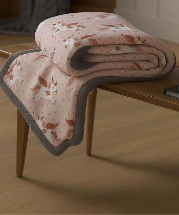 نیم ست پتو یک نفره و روبالشی بچگانه دو تکه دستر کد 2125159999090