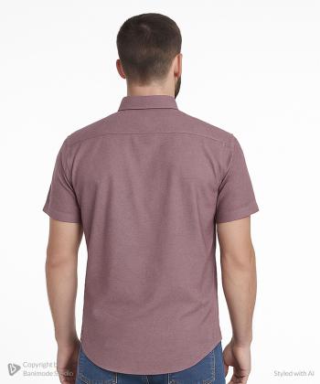 پیراهن آستین کوتاه مردانه برند پی لس کد AM4509
