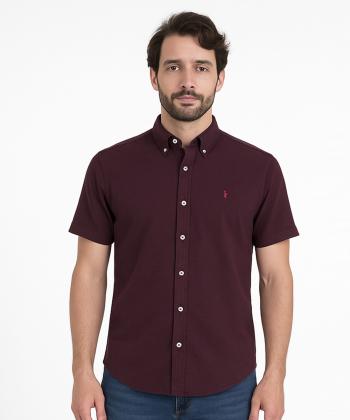 پيراهن آستين كوتاه مردانه برند پي لس كد AM4506