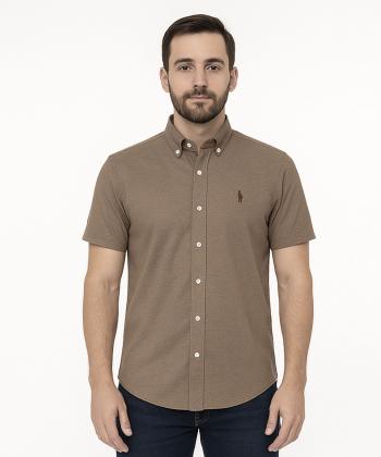 پيراهن آستين كوتاه مردانه برند پي لس كد AM4506