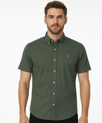 پيراهن آستين كوتاه مردانه برند پي لس كد AM4511