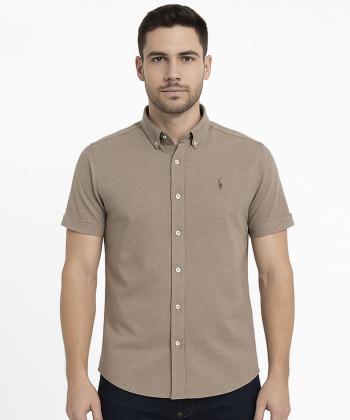 پيراهن آستين كوتاه مردانه برند پي لس كد AM4512