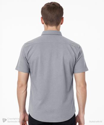 پيراهن آستين كوتاه مردانه برند پي لس كد AM4503