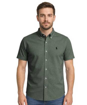 پيراهن آستين كوتاه مردانه برند پي لس كد AM4511