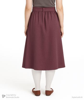 دامن زنانه ساده پوش كد 1418