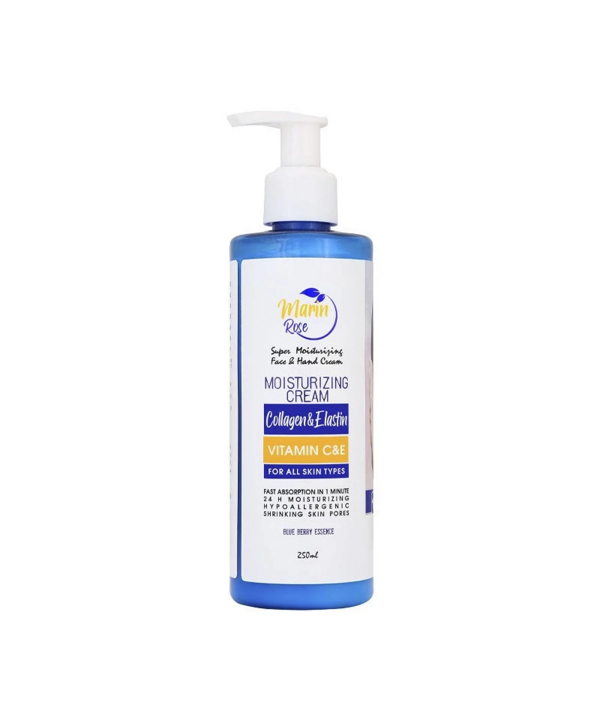 کرم مرطوب کننده مارین رز مدل Collagen And Elastin حجم 250 میلی لیتر