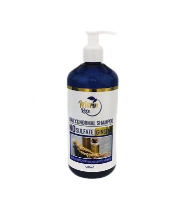شامپو فاقد سولفات مارین رز مدل جینسینگ مناسب انواع مو حجم 500 میلی لیتر