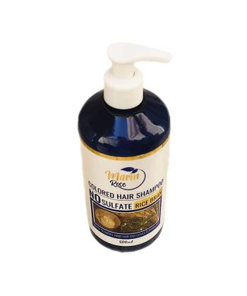 شامپو فاقد سولفات مارین رز مدل سبوس برنج مناسب موهای رنگ شده حجم 500 میلی لیتر