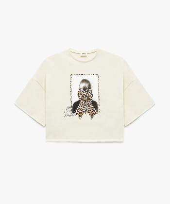 تیشرت دخترانه کوتون کد 6WKG10021AK