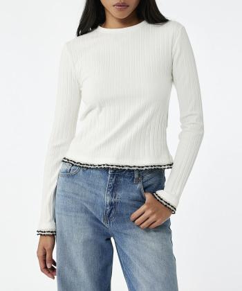 تیشرت آستین بلند زنانه کوتون کد 6WAK50152EK