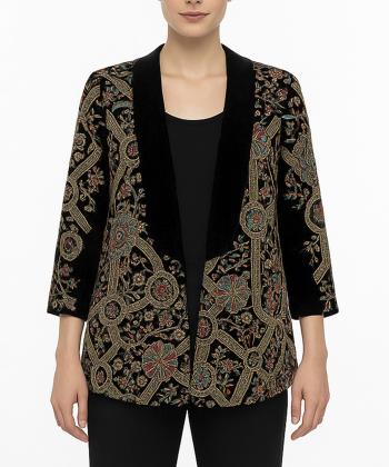 مانتو مخمل زنانه فلاي فشن كد 1107001176