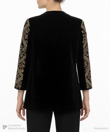 مانتو مخمل زنانه فلاي فشن كد 1107001176