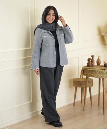 پالتو کوتاه زنانه السانا مدل 2363