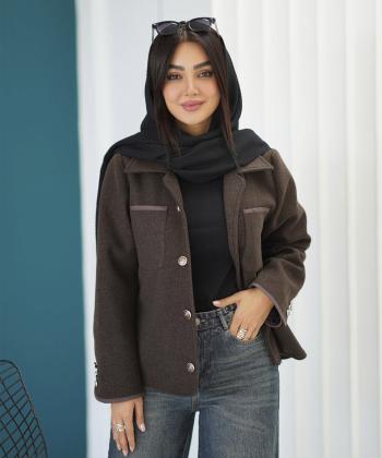 پالتو کوتاه زنانه السانا مدل 2363