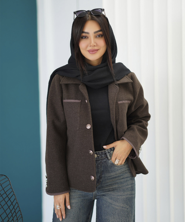 پالتو کوتاه زنانه السانا مدل 2363