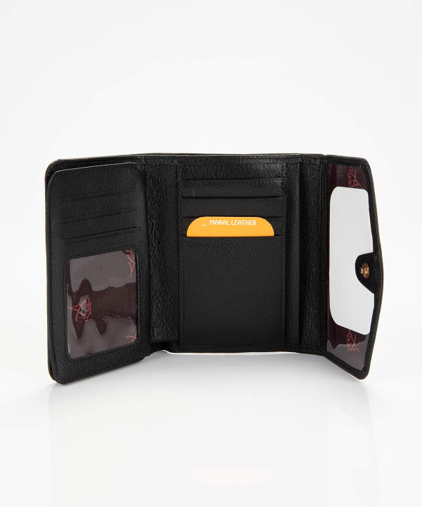 کیف پول چرم زنانه مارال چرم Maral Leather مدل روجا