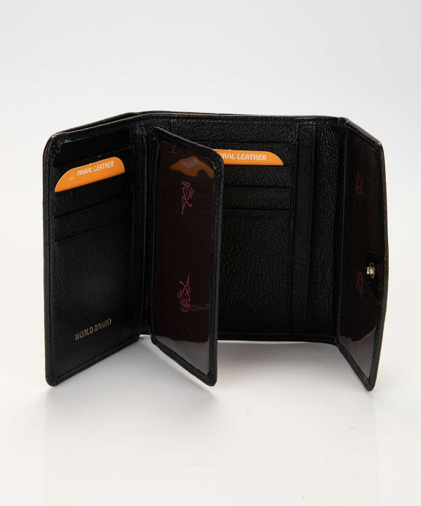 کیف پول چرم زنانه مارال چرم Maral Leather مدل روجا