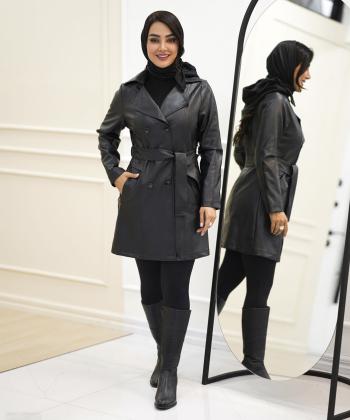 کت چرم زنانه السانا Elsana کد 2343