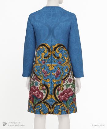 مانتو زنانه قلم فلزي كد MANTOOBAHAR