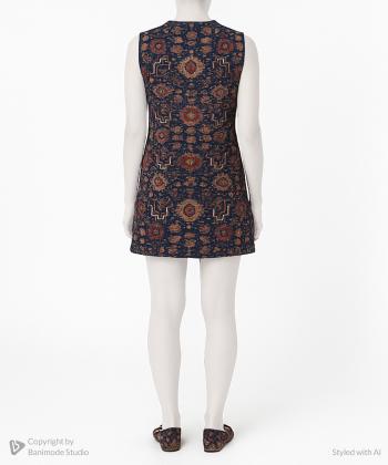 ست پيراهن و پاپوش زنانه قلم فلزي كد pirahanroisa